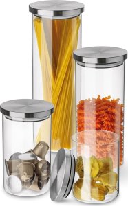 Tadar Pojemnik szklany z pokrywą na produkty sypkie 0,7 L Kimi 6