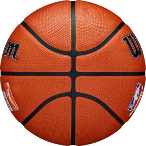 Wilson Piłka do koszykówki JR NBA Logo Auth Outdoor pomarańczowa (WZ3011801XB7) 5