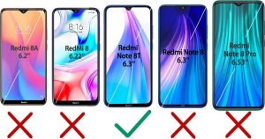 Braders Etui Anti Shock do Xiaomi Redmi Note 8T + szkło 8