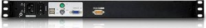 Konsola KVM Aten Konsola KVM ATEN CL3000N, 48 cm LCD, VGA, PS/2-USB, port USB, LED HG-Bel., D 2
