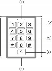 Triton Zamek szyfrowy VIDOS ZS43 6