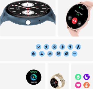 Smartwatch Gravity Zegarek SMARTWATCH - GT1-6 PRO PK/PK/WH 9