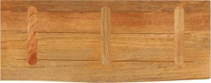 vidaXL Blat stołu z krawędzią 90x20x3,8 cm, drewno mango 5