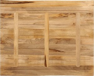 vidaXL Blat stołu z krawędzią 90x80x3,8 cm, drewno mango 5