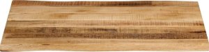 vidaXL Blat stołu z krawędzią 80x60x3,8 cm, drewno mango 3