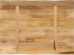 vidaXL Blat stołu z krawędzią 80x60x3,8 cm, drewno mango 5