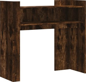 vidaXL Stolik konsolowy, przydymiony dąb, 100x35x90 cm 2