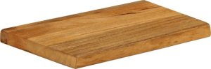 vidaXL Blat stołu z krawędzią 40x30x2,5 cm, drewno mango 2
