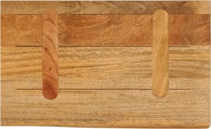 vidaXL Blat stołu z krawędzią 40x30x2,5 cm, drewno mango 5