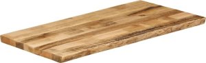 vidaXL Blat stołu z krawędzią 100x60x2,5 cm, drewno mango 2