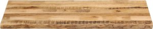 vidaXL Blat stołu z krawędzią 100x60x2,5 cm, drewno mango 3