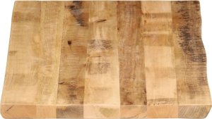 vidaXL Blat stołu z krawędzią 100x60x2,5 cm, drewno mango 4
