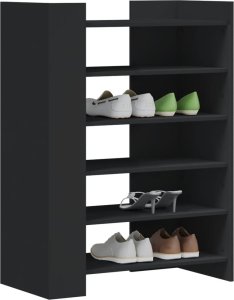 vidaXL vidaXL Szafka na buty, czarna, 74,5x37,5x100 cm 3