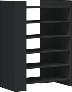 vidaXL vidaXL Szafka na buty, czarna, 74,5x37,5x100 cm 6