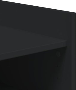 vidaXL vidaXL Szafka na buty, czarna, 74,5x37,5x100 cm 8