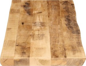 vidaXL Blat stołu z krawędzią 110x40x3,8 cm, drewno mango 4