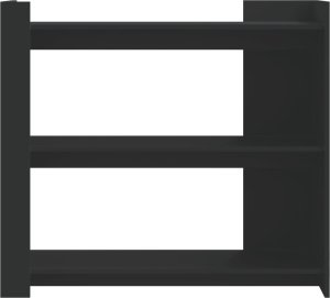 vidaXL Stolik konsolowy, czarny, 100x35x90 cm, materiał drewnopochodny 4