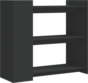 vidaXL Stolik konsolowy, czarny, 100x35x90 cm, materiał drewnopochodny 6