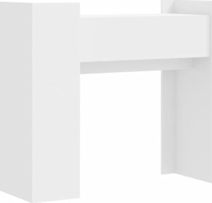 vidaXL Stolik konsolowy, biały, 100x35x90 cm 5