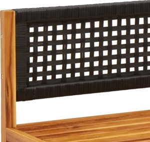 vidaXL vidaXL Ogrodowa sofa bez podłokietników, z poduszkami, drewno akacjowe 7