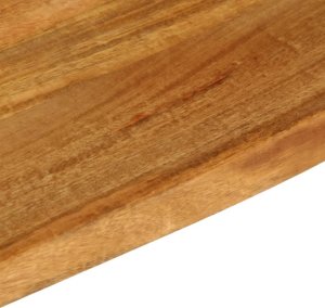 vidaXL Blat stołu z krawędzią 90x40x2,5 cm, drewno mango 7