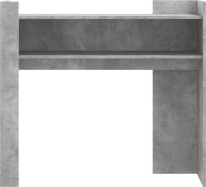 vidaXL Stolik konsolowy, szarość betonu, 100x35x90 cm 4