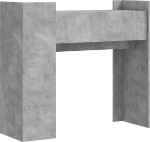 vidaXL Stolik konsolowy, szarość betonu, 100x35x90 cm 6