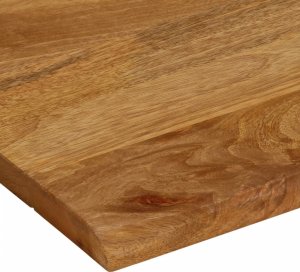 vidaXL Blat stołu z krawędzią 90x80x3,8 cm, drewno mango 6