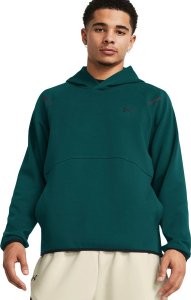 Under Armour Bluza męska UNDER ARMOUR z kapturem UA Unstoppable Fleece Zielona L 5