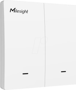 MILESIGHT IoT Milesight Wall Switch LoRaWAN 3-wire 2 button 1