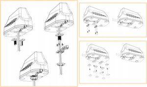 Moduł GPS Poynting Antennas 5G/LTE KFZ/Marine A-MIMO-0003-V2-17-B czarny SMA (M) & RPSMA Adapter 3