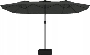 vidaXL Podwójny parasol ogrodowy, antracytowy, 449x245 cm 4