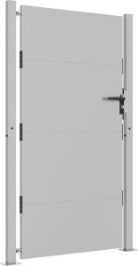 vidaXL Furtka ogrodowa, 105x205 cm, stal kortenowska, motyw drzewa 14