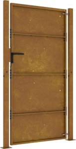 vidaXL Furtka ogrodowa, 105x205 cm, stal kortenowska, motyw drzewa 17