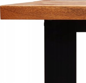 vidaXL Stół z naturalną krawędzią, 180x90x75 cm 8