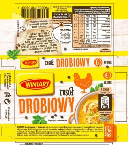 WINIARY Winiary Rosół drobiowy 60 g (6 sztuk) 5