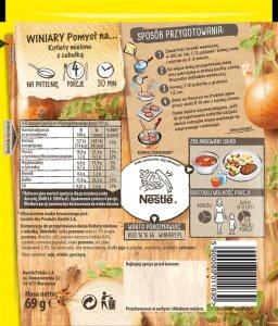 WINIARY Winiary Pomysł na... Kotlety mielone z cebulką 69 g 2