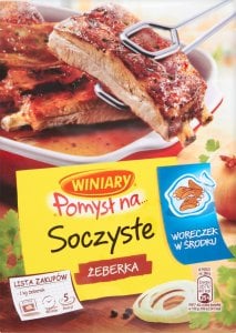 WINIARY Winiary Pomysł na... Soczyste żeberka z cebulą i natką pietruszki 28 g 1