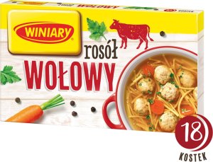 WINIARY Winiary Rosół wołowy 180 g (18 sztuk) 2