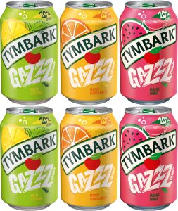 Tymbark Tymbark napój gazowany Mix 3 smaki 330ml x 6 sztuk 1