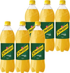 Schweppes Schweppes Ginger Ale Napój gazowany 0,85 l x 6 sztuk 1