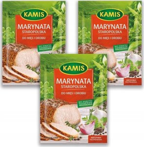 Kamis Kamis Marynata staropolska do mięs i drobiu Mieszanka przyprawowa 20 g x 3 sztuk 1