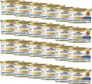 Purina Purina Gourmet Gold Karma dla kotów mus z tuńczykiem 85 g x 24 sztuk 1