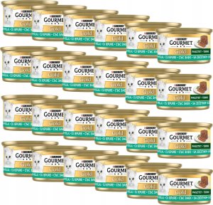 Purina Purina Gourmet Gold Mokra karma dla kotów Pasztet z kawałkami królika 85 g x 24 sztuk 1