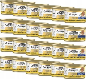 Purina Purina Gourmet Gold Karma dla kotów mus z kurczakiem 85 g x 24 sztuki 1