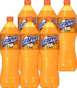 Grappa Grappa Fun Napój gazowany o smaku pomarańczowym 1,5 l x 6 sztuk 1