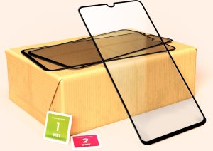 Hello Case 3-pak SZKŁO HARTOWANE DO Samsung Galaxy A12 na cały ekran 9H ochronne 5D 2