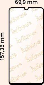 Hello Case 3-pak SZKŁO HARTOWANE DO Samsung Galaxy A12 na cały ekran 9H ochronne 5D 4