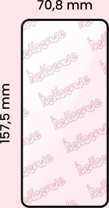 Hello Case 2-pak Szkło Hartowane do Xiaomi 12T / 12T PRO Ochronne Pełne Na cały ekran 4