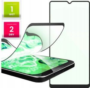 Hello Case Szkło Hybrydowe do Samsung A10 / M10 (szybka 9H, pełne 5D, ochronne) 1